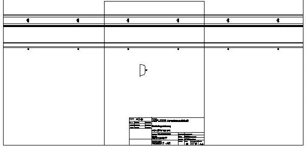 Armatureneinheit, Edst., W.-Mont., 6 Waschplätze, 4200 mm, Wasserans hi., AQFU0225