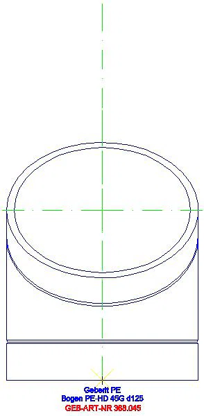 GE PE Bogen 45Gr d125_368.045.16.1_L