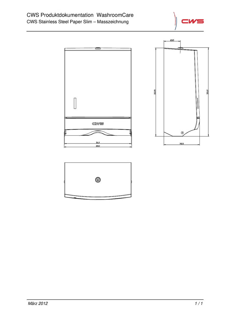 Stainless Steel Paper Slim