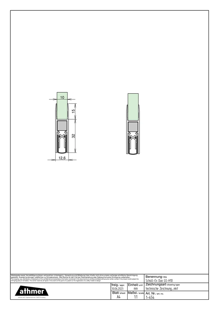 1-454 Schall-Ex Duo GS-H10