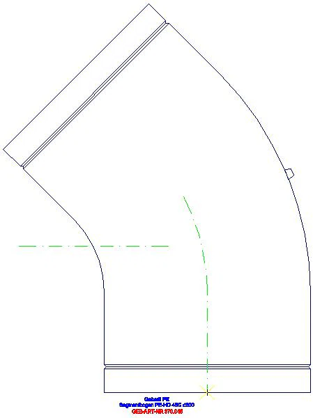 GE PE Segmentbogen 45Gr d200_370.045.16.1_A