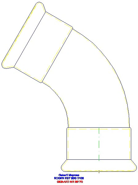 GE Mapress Edelstahl Bogen 60Gr d108_36170_A