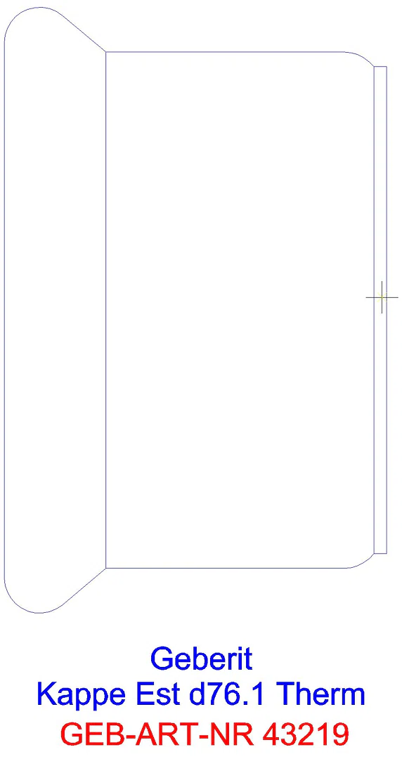 GE Mapress Therm Kappe d76,1 _43219_g