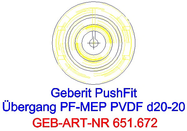 GE PushFit Übergang auf Mepla PVDF d20-20_651.672.00.1_A
