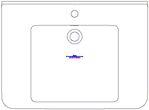 Renova Comfort Square WT barrierefrei 75x55cm, m. Hl., m. Ül., KeraTect_128575600_G