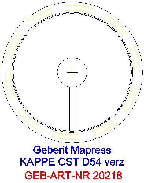 GE Mapress C-Stahl Kappe d54 verzinkt_20218_L