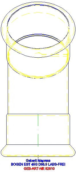 GE Mapress Edelstahl Bogen 45Gr d88,9 (LABS-frei)_82610_L