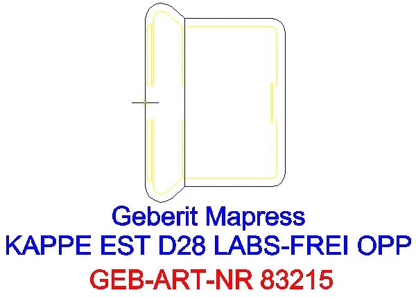 GE Mapress Edelstahl Kappe d28 (LABS-frei)_83215_G