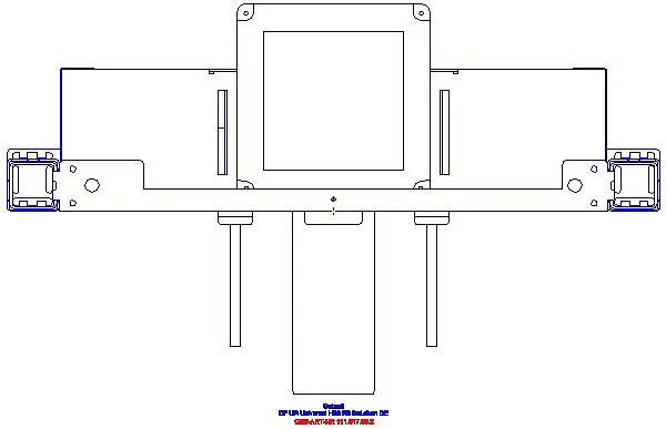 GE Duofix Element f. Urinal, 98 cm universell, f. Betätigung von oben_111617002_G