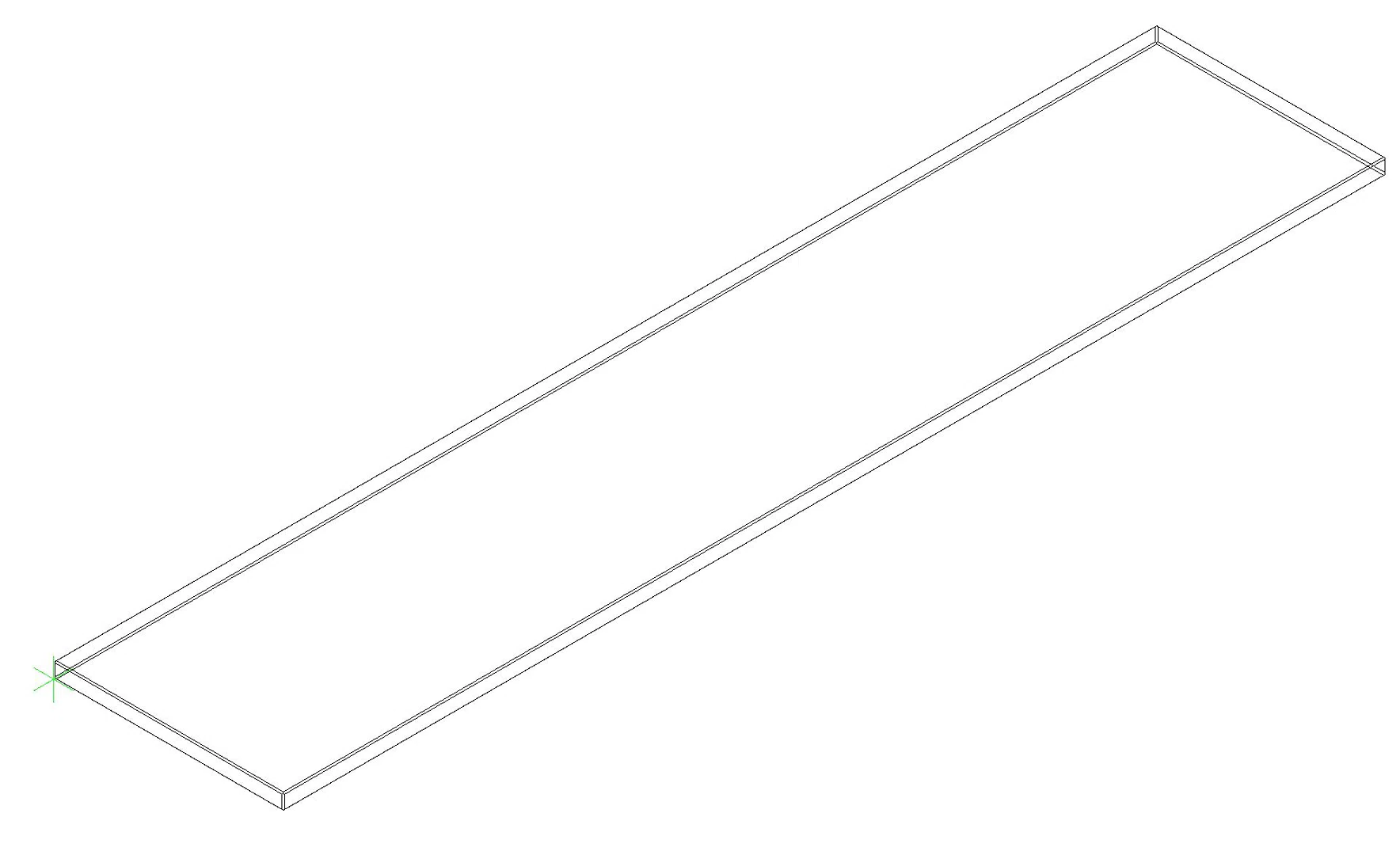 HEWI Glasplatte Ser 477 aus Klarglas, 557mm breit