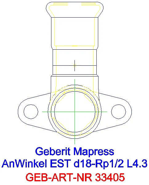 GE Mapress Edelstahl Anschlusswinkel 90Gr d18-Rp1/2_33405_A