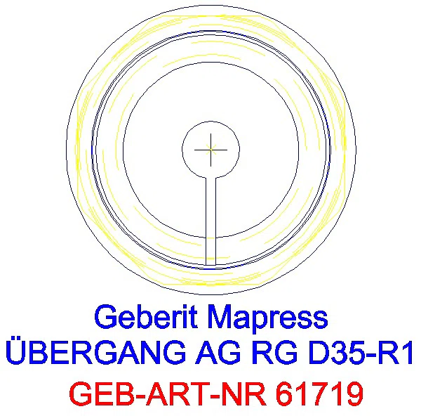GE Mapress Kupfer Übergang mit AG Rg d35-R1_61719_L