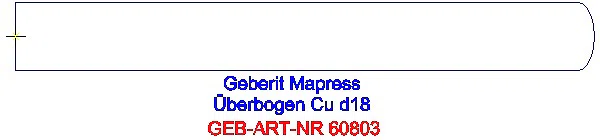 GE Mapress Kupfer Überbogen d18_60803_G