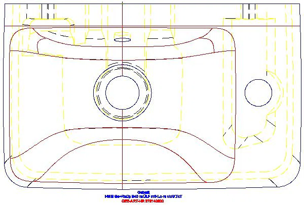 Renova Compact HWB, verk. Ausladung 40x25cm, Hl. rechts,  m. Ül., KeraTect_276140600_G