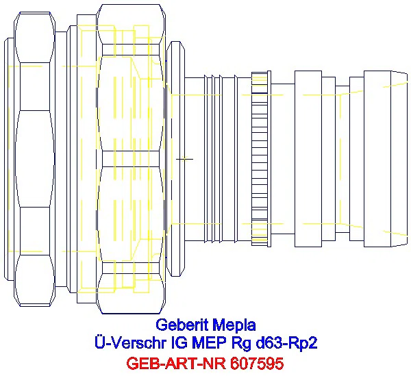 GE Mepla Übergangsverschraubung mit IG Rg d63-Rp2_607.595.00.5_G