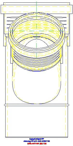 GE Silent-PP Abzweig 45Gr d160/125_390.736.14.1_L