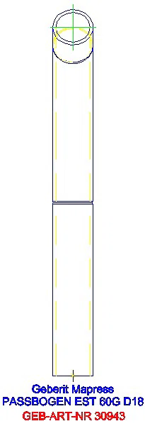 GE Mapress Edelstahl Passbogen 60Gr d18_30943_L