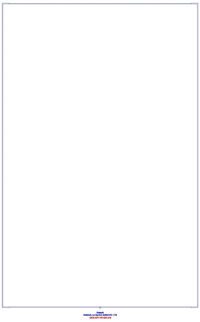 Hängeschrank rechteckig, 1 Tür 45x70x15cm, weiß hgl._ge2f_502318011_a