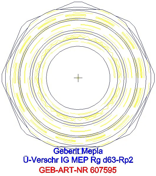 GE Mepla Übergangsverschraubung mit IG Rg d63-Rp2_607.595.00.5_L