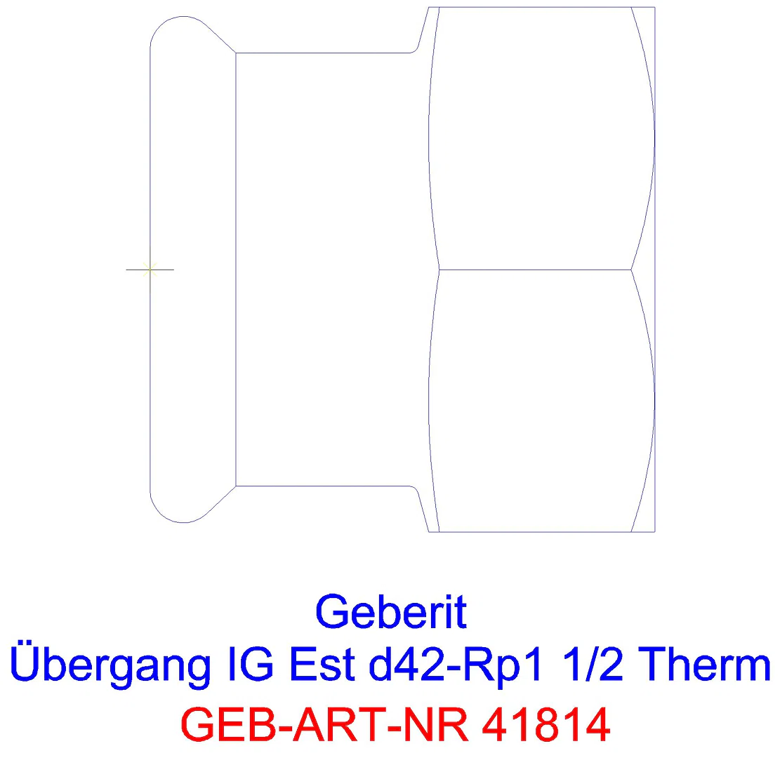 GE Mapress Therm Übergang mit IG d35-Rp1 1/4_41814_a