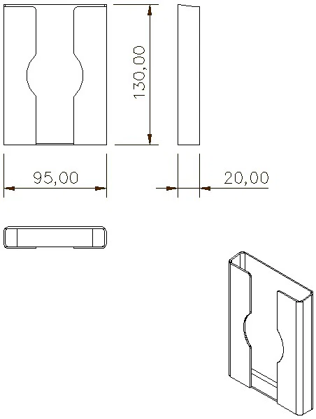 Stainless Steel Bag Holder (plastic bag)