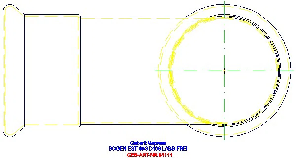 GE Mapress Edelstahl Bogen 90Gr d108 (LABS-frei)_81111_G
