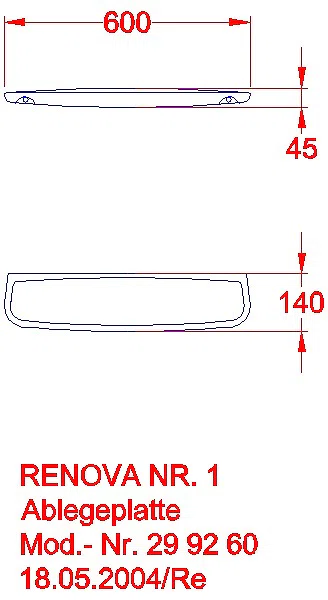 Renova Wandablage, 60x14cm_kgv_r1_299260