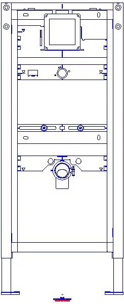 GE Duofix Element f. Urinal, 112-130 cm universell_111616002_A