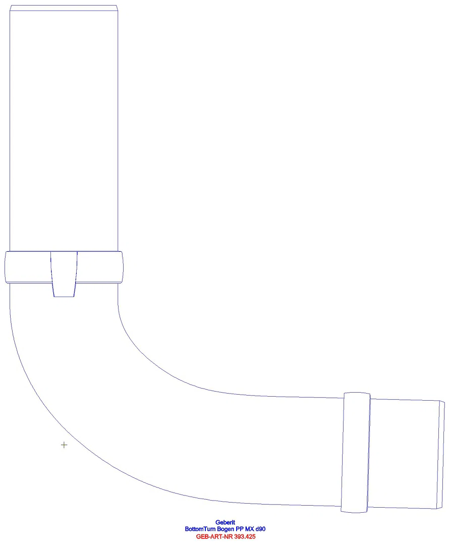 GE Silent-Pro BottomTurn Bogen 87,5Gr d90mm_393425141_l