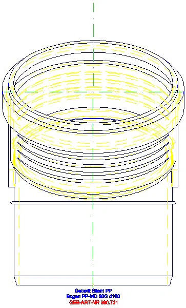 GE Silent-PP Bogen 30Gr d160_390.721.14.1_L
