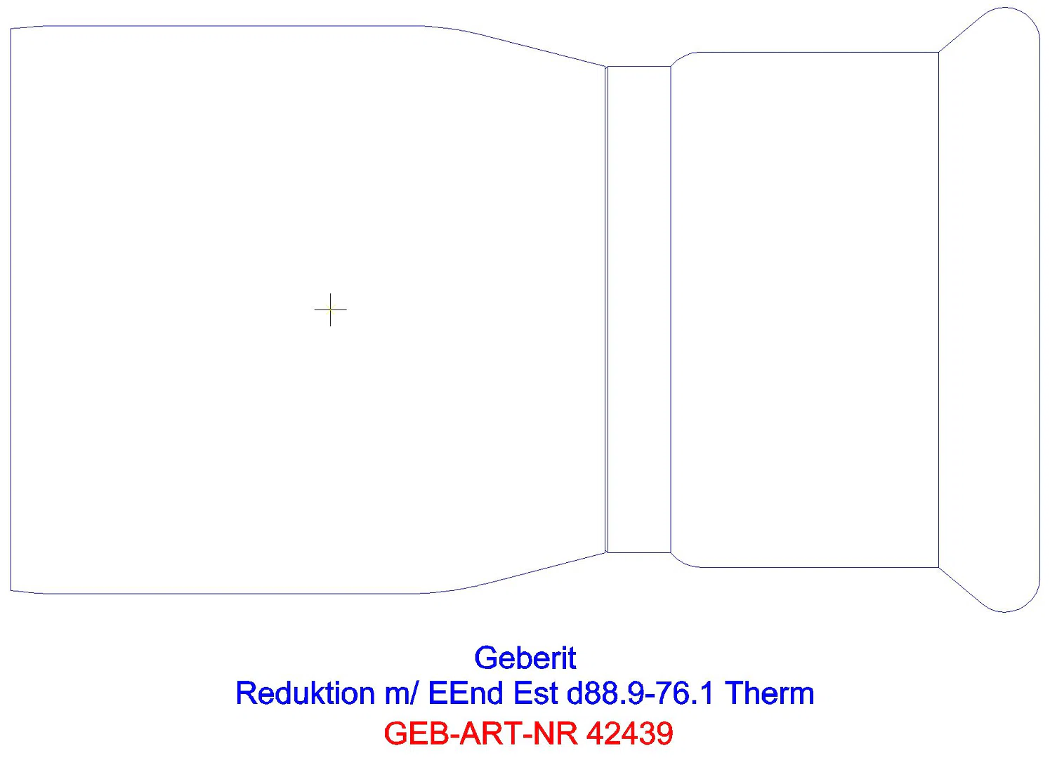 GE Mapress Therm Reduktion mit Einschubende d88,9-54_42439_l