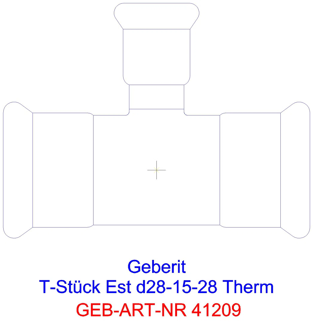 GE Mapress Therm T-Stück reduziert d22-18-22_41209_a