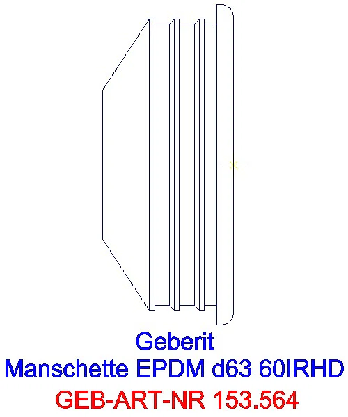 GE Manschette EPDM für d63 d 32x58 mm_153.564.16.1_L