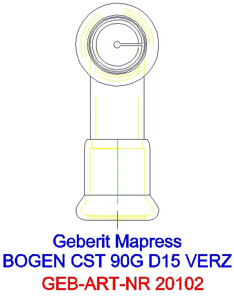 GE Mapress C-Stahl Bogen 90Gr d15 verzinkt_20102_L