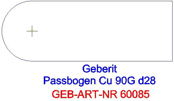 GE Mapress Kupfer Passbogen 90Gr d28_60085_G
