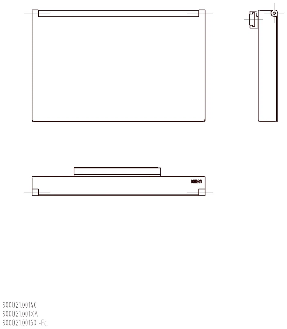 HEWI WC-Papierhalter Sys 900 Q, m. Deckel, PVD nickel gebü.
