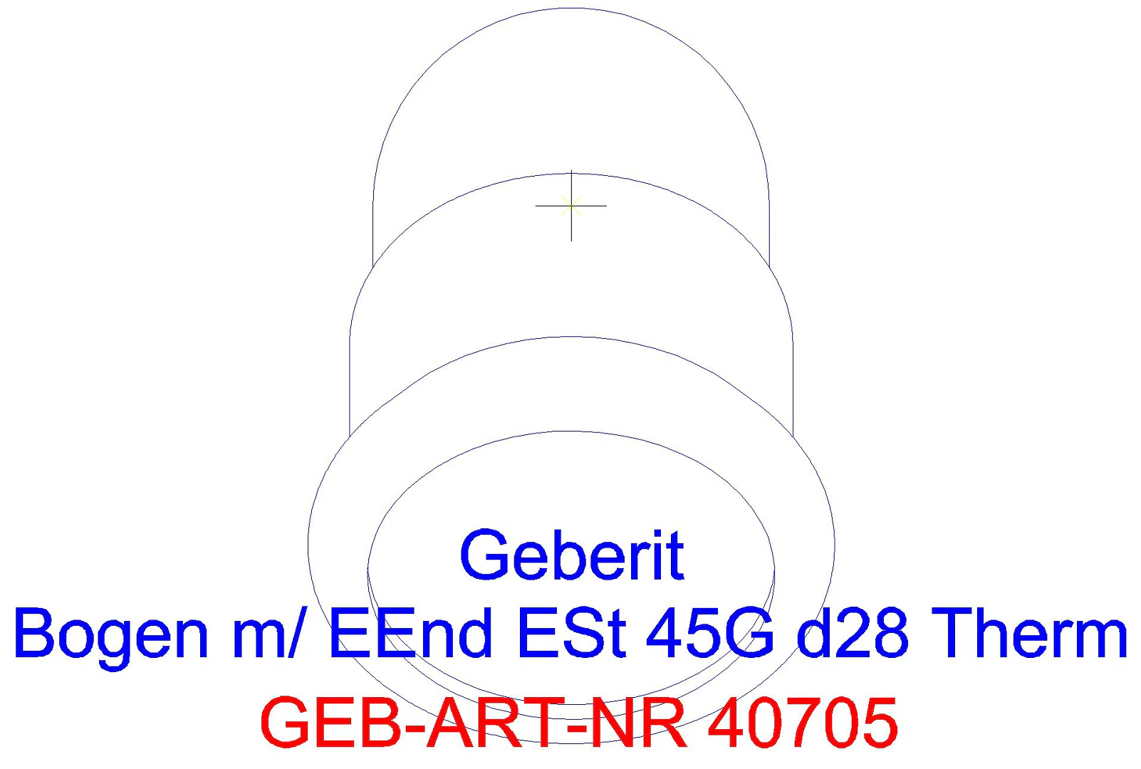GE Mapress Therm Bogen 45Gr d28 mit Einschubende_40705_g