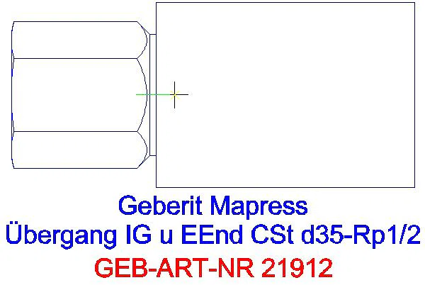 GE Mapress C-Stahl Übergang mit IG und Einschubende d35 Rp1/2 verzinkt_21912_A