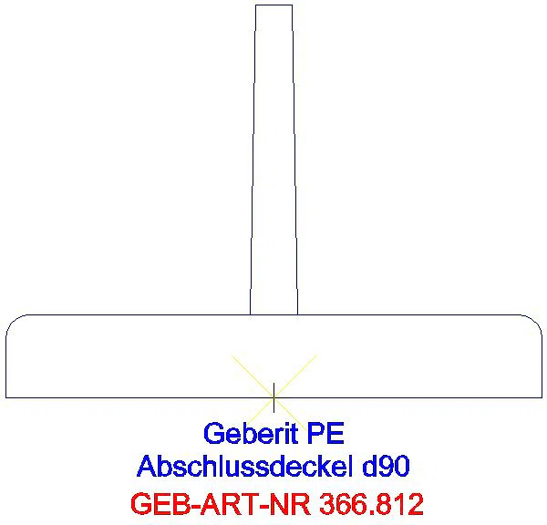 GE PE Enddeckel d90_366.812.16.1_A