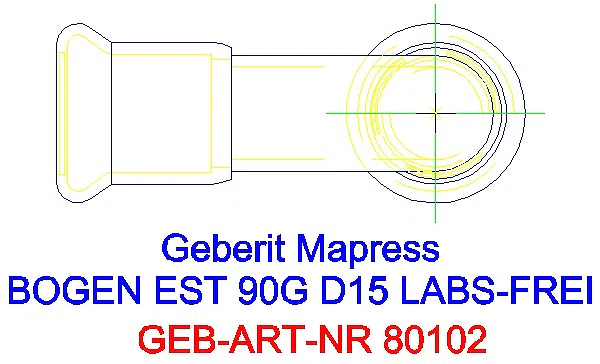 GE Mapress Edelstahl Bogen 90Gr d15 (LABS-frei)_80102_G