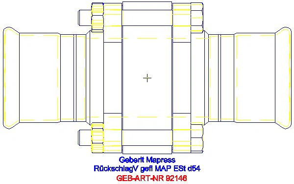 GE Mapress Rückschlagventil NPW geflanscht d54_92146_G