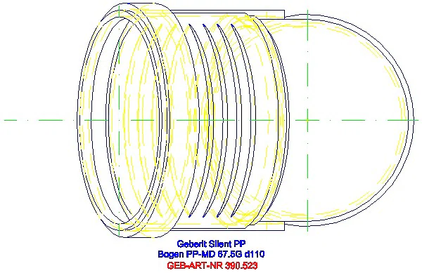 GE Silent-PP Bogen 67,5Gr d110_390.523.14.1_G