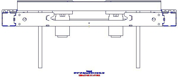 GE Duofix Element f. WT, 130 cm Wandarmatur AP, mit UP Siphon_111477002_G