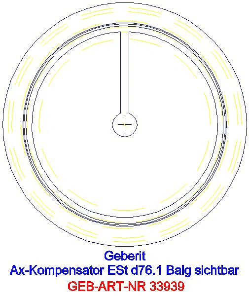 GE Mapress Edelstahl Axialkompensator mit Pressmuffen d76,1_33939_L