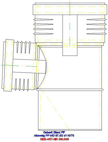 GE Silent-PP Abzweig 87,5Gr d110/75_390.549.14.1_A