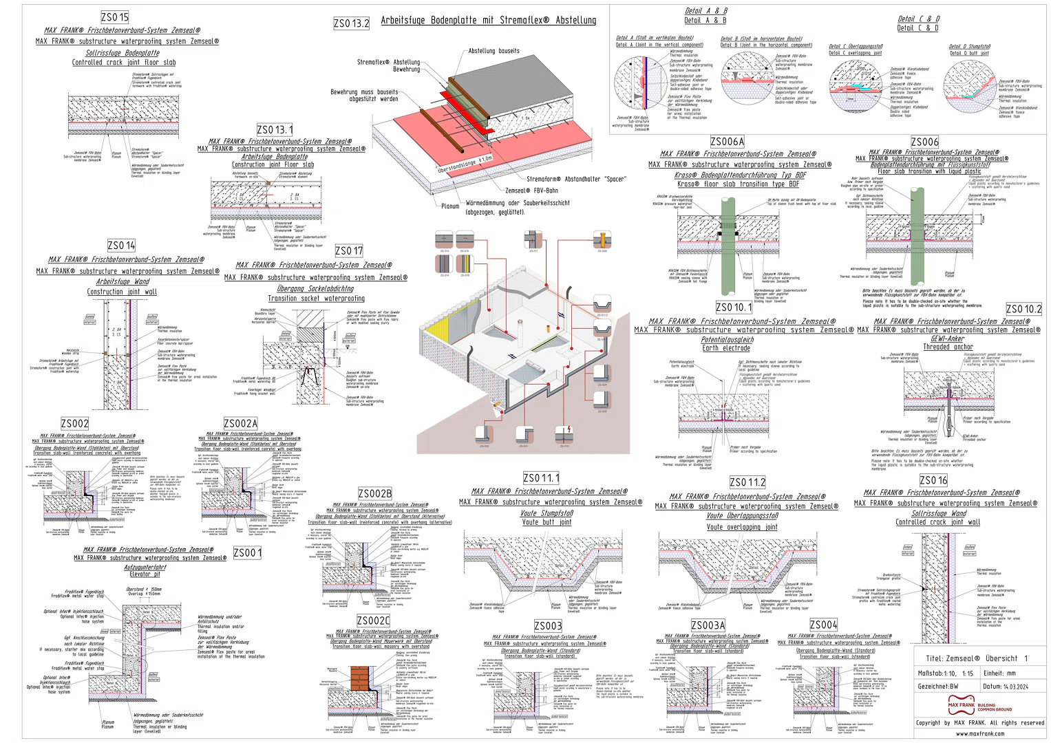 Frischbetonverbundsystem Zemseal® (FBV-System)