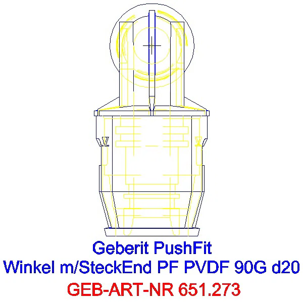 GE PushFit Winkel 90Gr mit Einsteckende PVDF d20_651.273.00.1_G