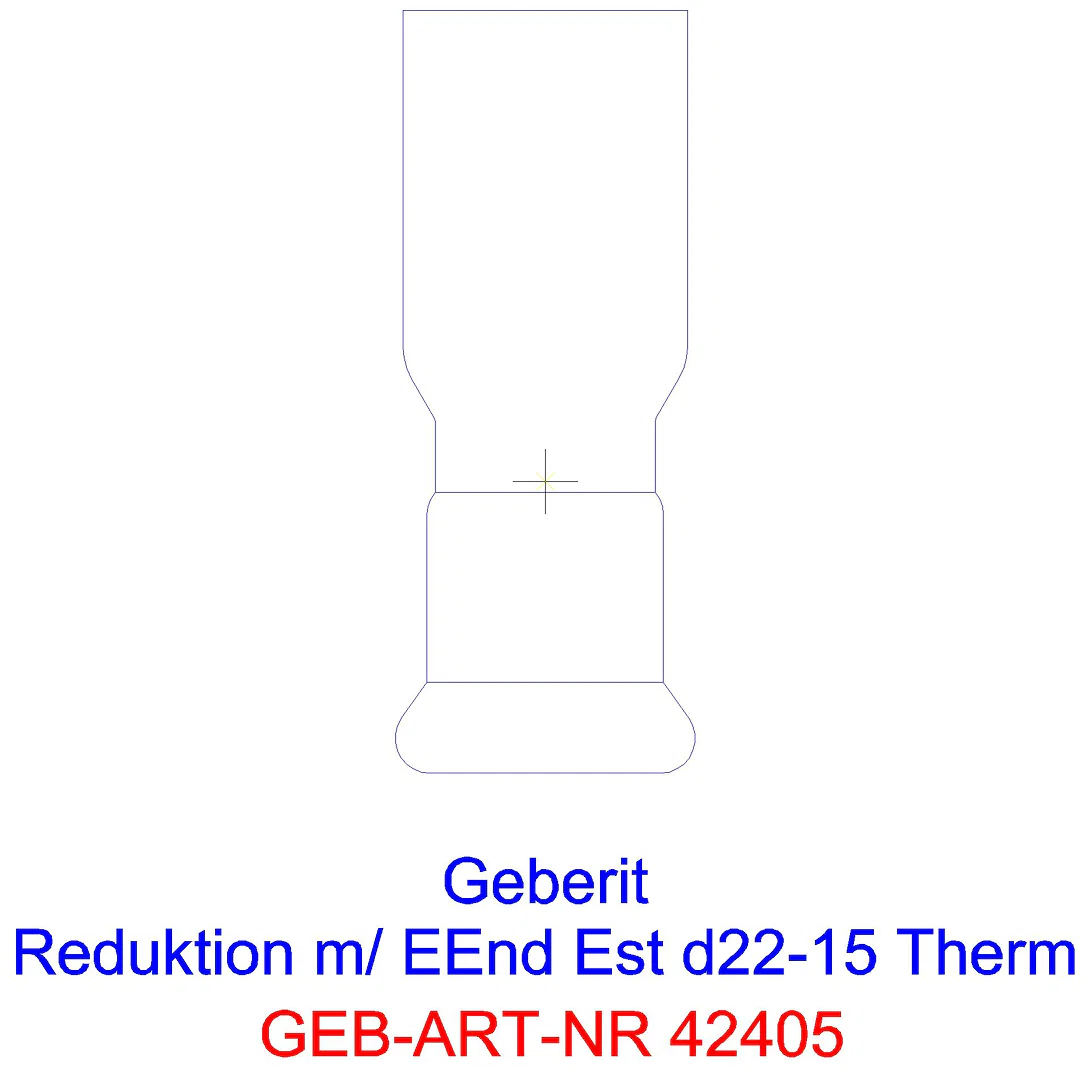 GE Mapress Therm Reduktion mit Einschubende d18-15_42405_g