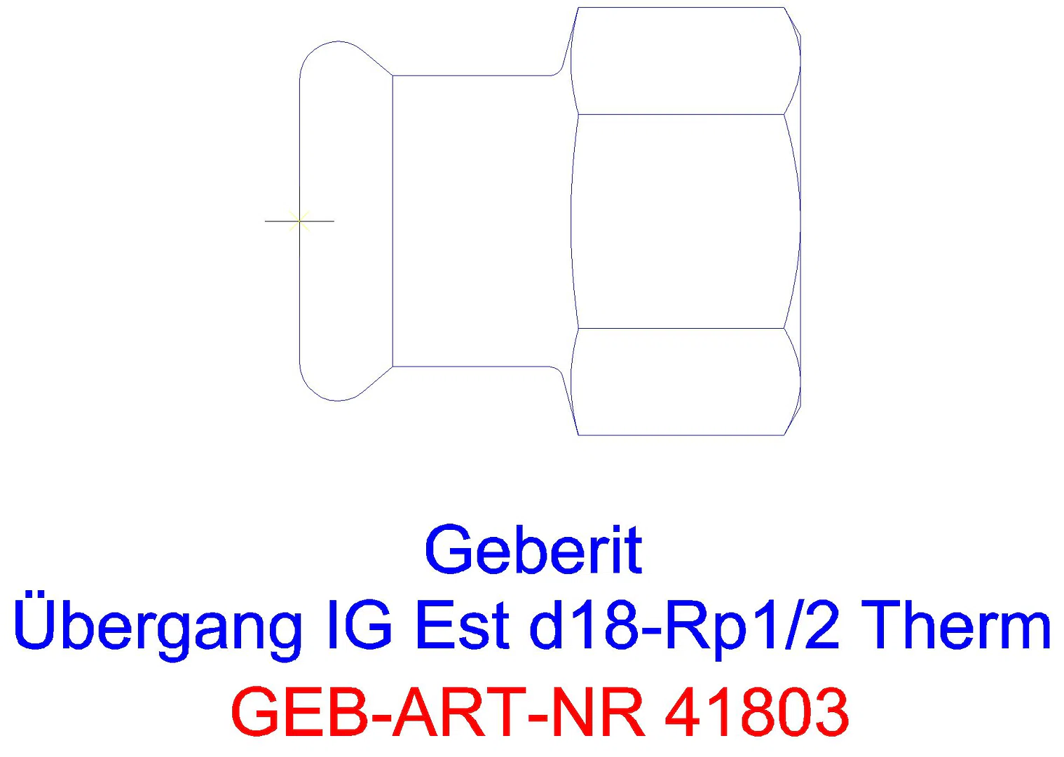 GE Mapress Therm Übergang mit IG d15-Rp1/2_41803_g