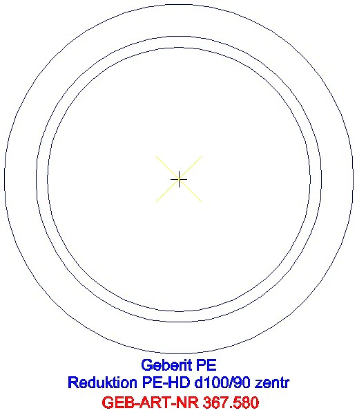 GE PE Reduktion zentrisch kurz d110/90_367.580.16.1_G
